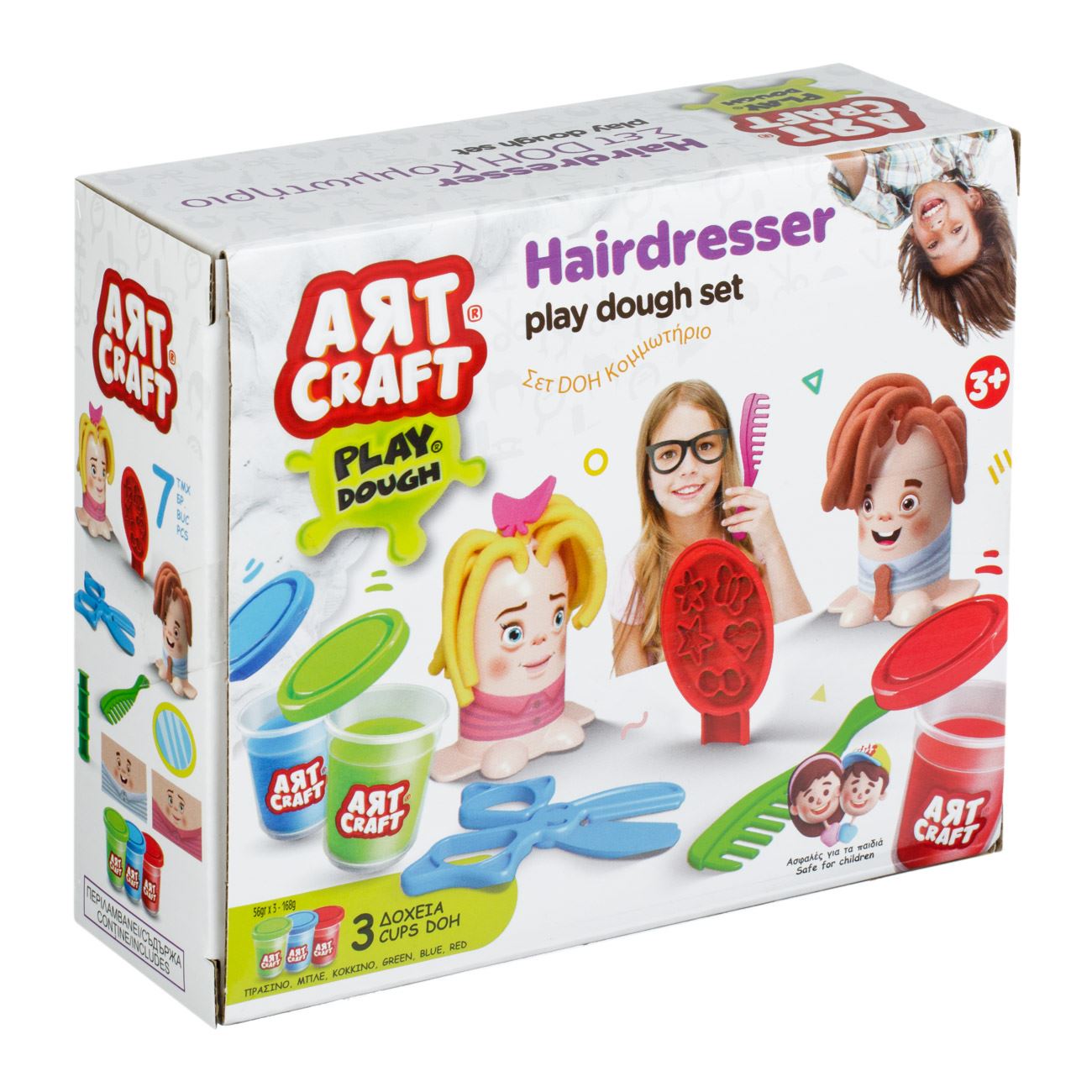 DOH Set Plastilina Coafor & Accesorii - 7 piese