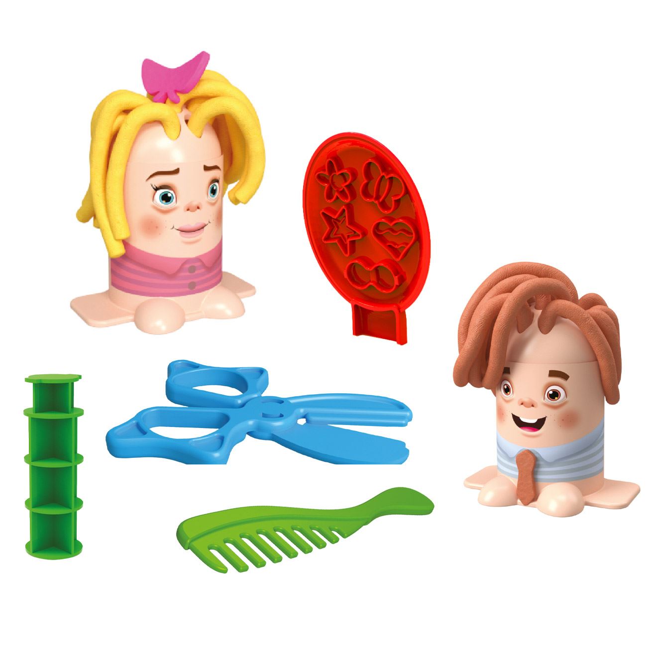 DOH Set Plastilina Coafor & Accesorii - 7 piese - poza 2