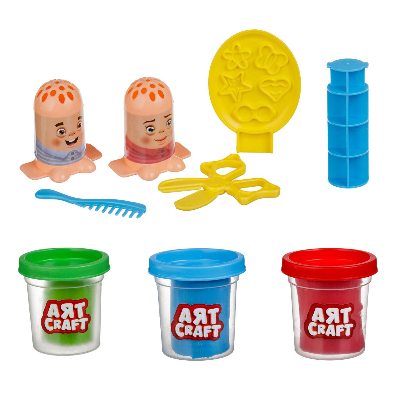 DOH Set Plastilina Coafor & Accesorii - 7 piese - poza 3