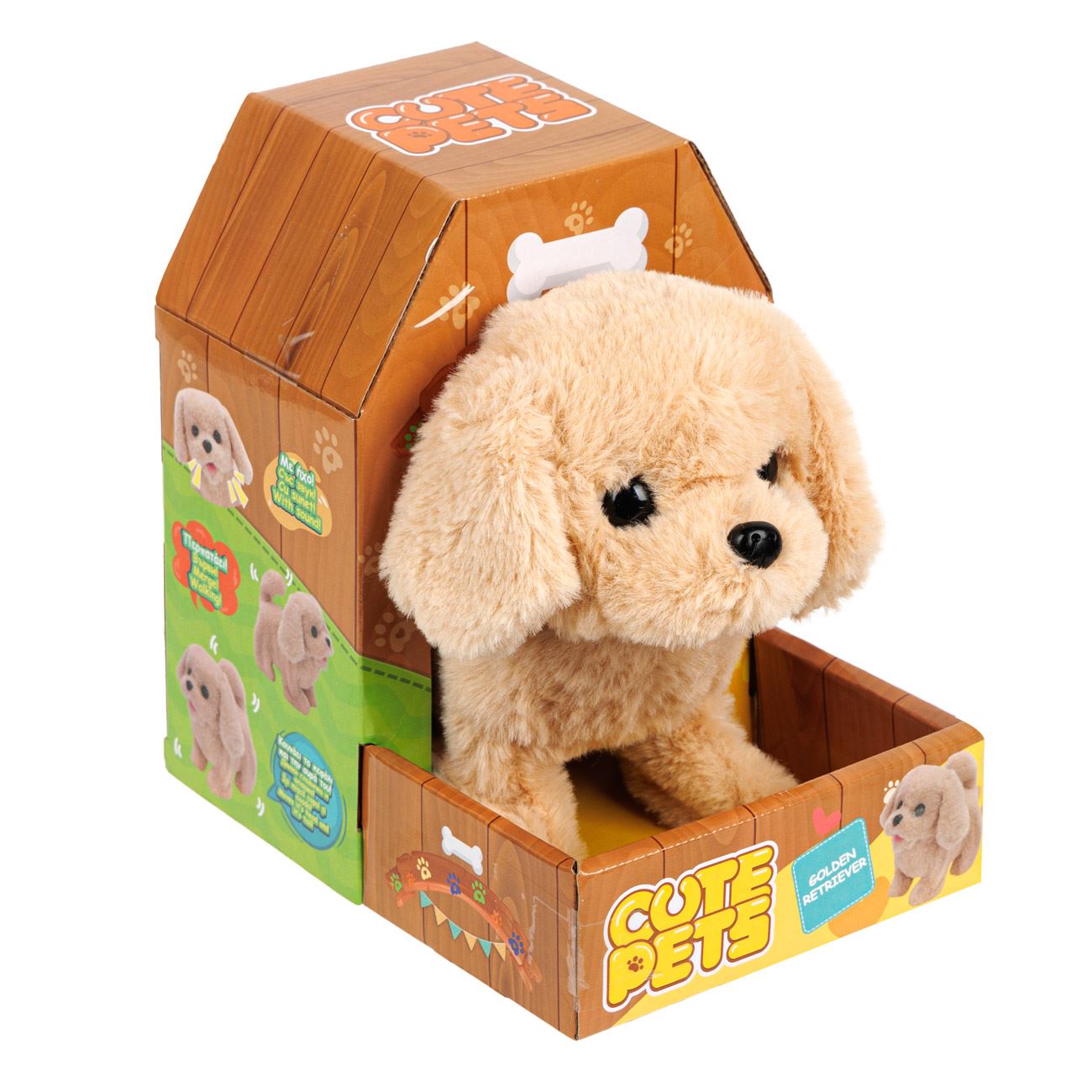 Caine Interactiv Golden Retriever cu Miscare & Sunet - poza 3