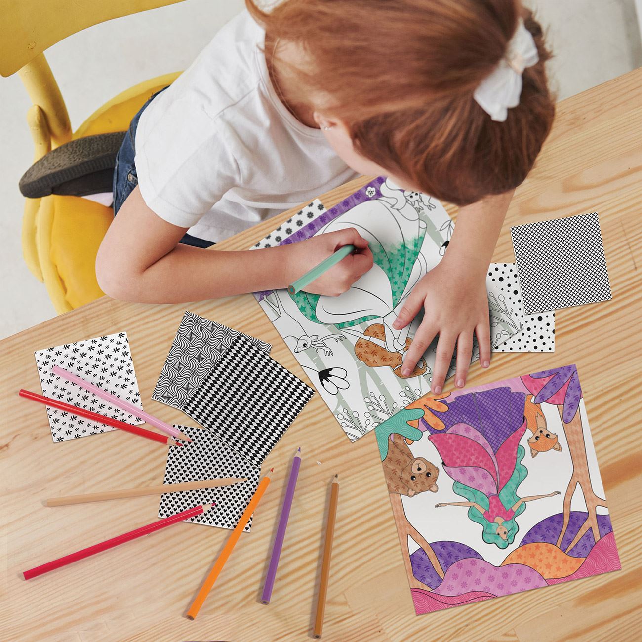 Set de Colorat cu Creioane Colorate Printese 20buc - AS - poza 4