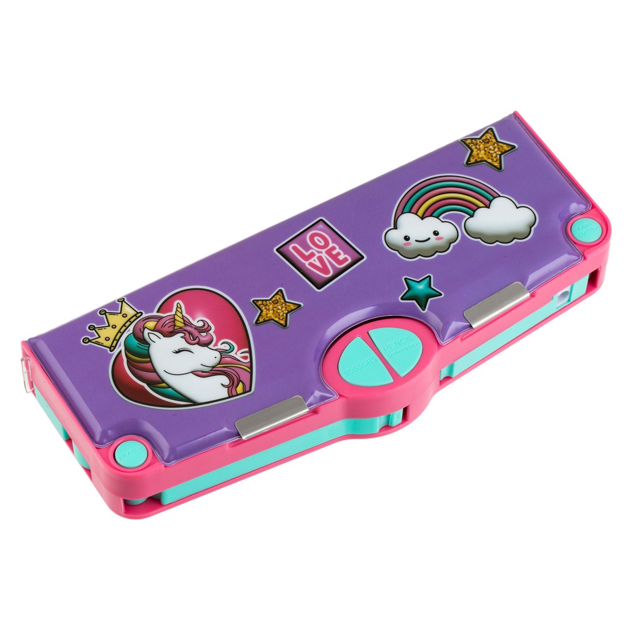 Penar Magnetic Mov Unicorn Curcubeu cu Accesorii 24.5x10x4cm