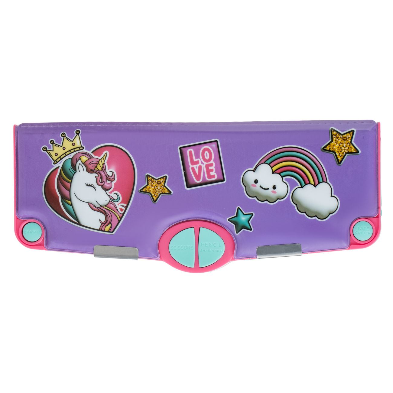Penar Magnetic Mov Unicorn Curcubeu cu Accesorii 24.5x10x4cm - poza 7