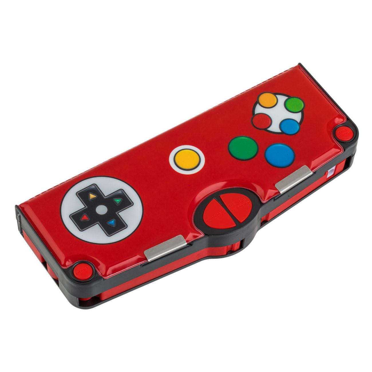 Penar Magnetic Rosu Control Gaming cu Accesorii 24.5x10x4cm