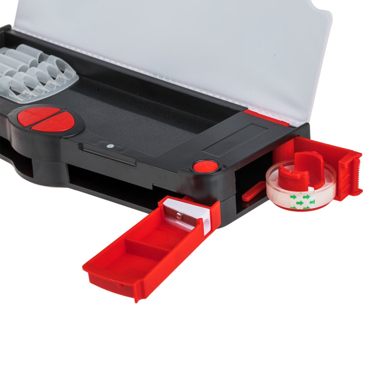 Penar Magnetic Rosu Control Gaming cu Accesorii 24.5x10x4cm - poza 5