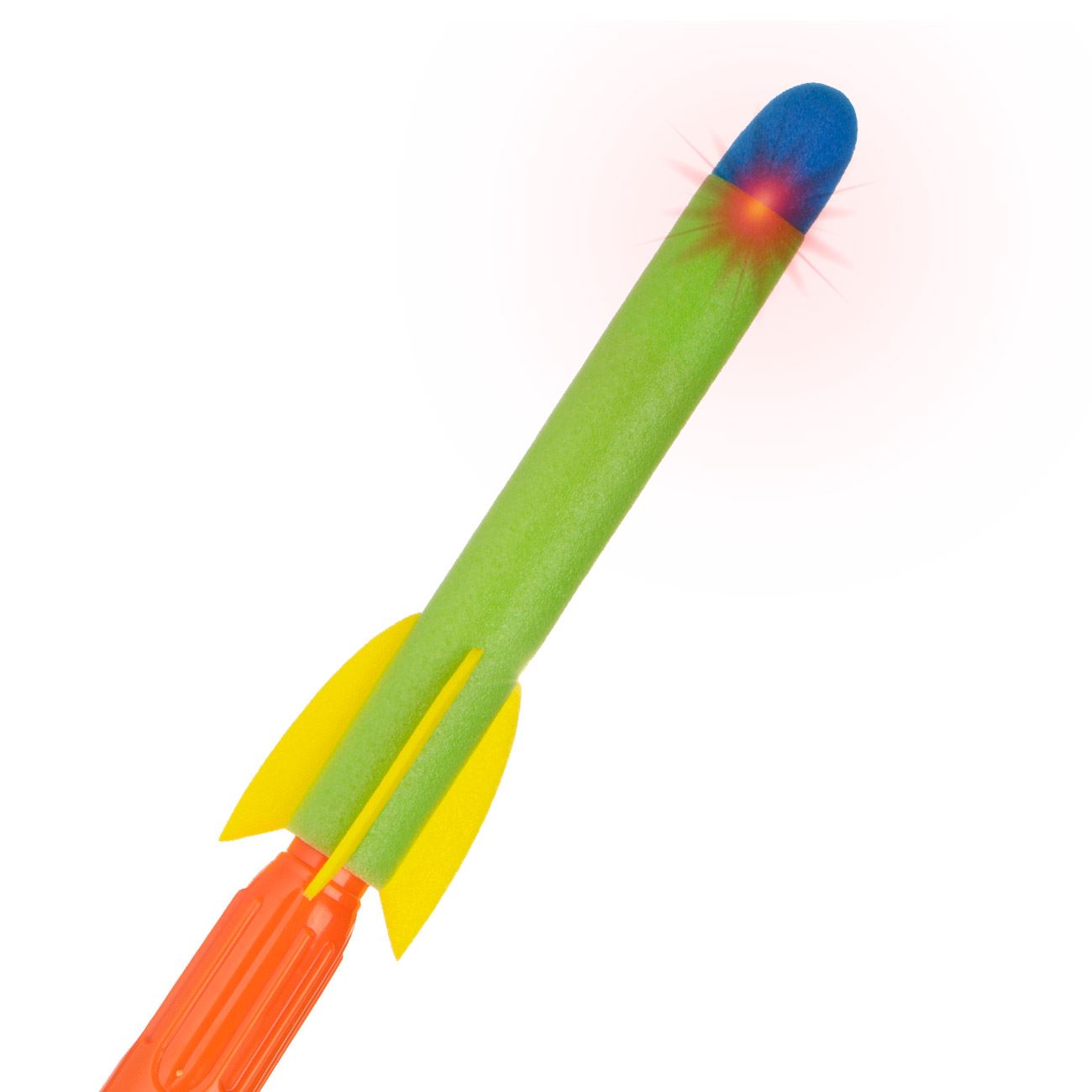 Jucarie Lansator Racheta din Spuma cu Lumina 83cm - poza 3