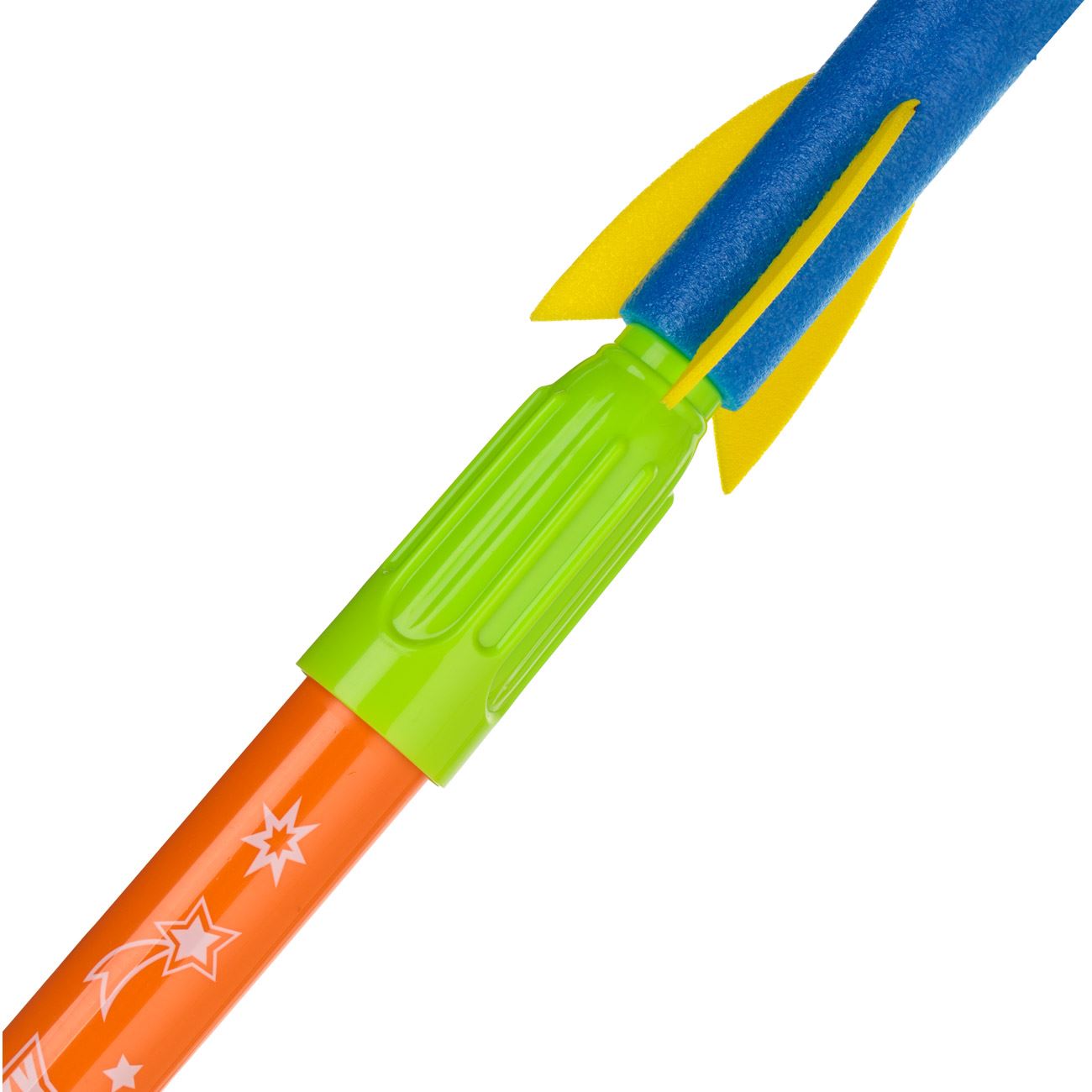 Jucarie Lansator Racheta din Spuma cu Lumina 83cm - poza 4