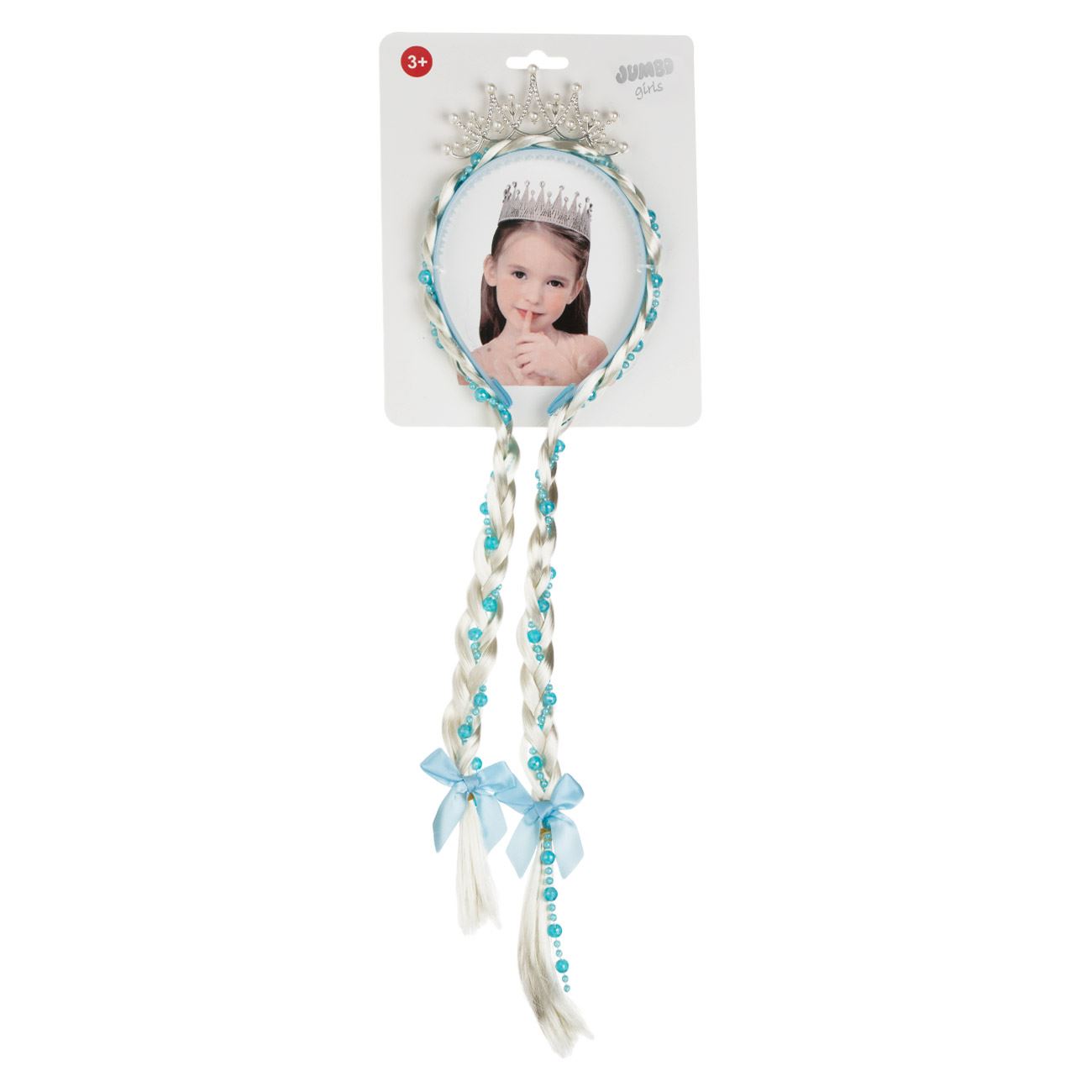 Coronita Par Alba Ciel Codite Tiara Margele 30cm - poza 3