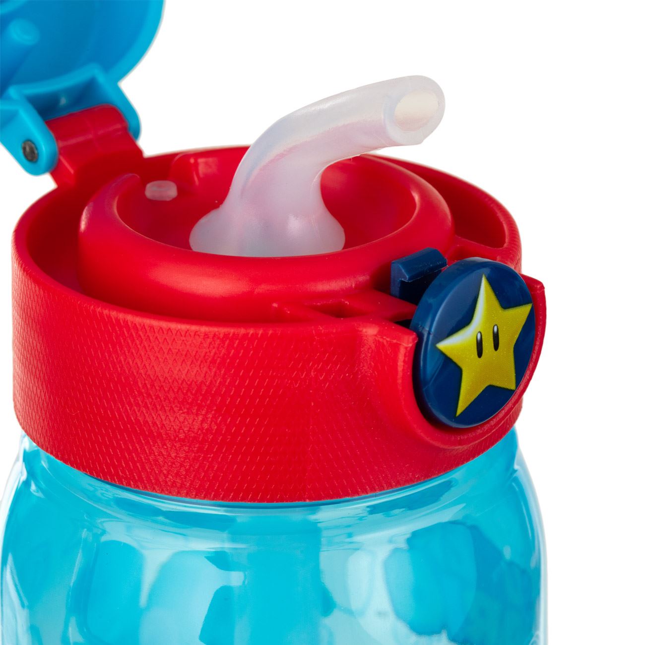 Sticla Apa Pop Up Transparenta Bleu Super Mario 510ml - poza 4