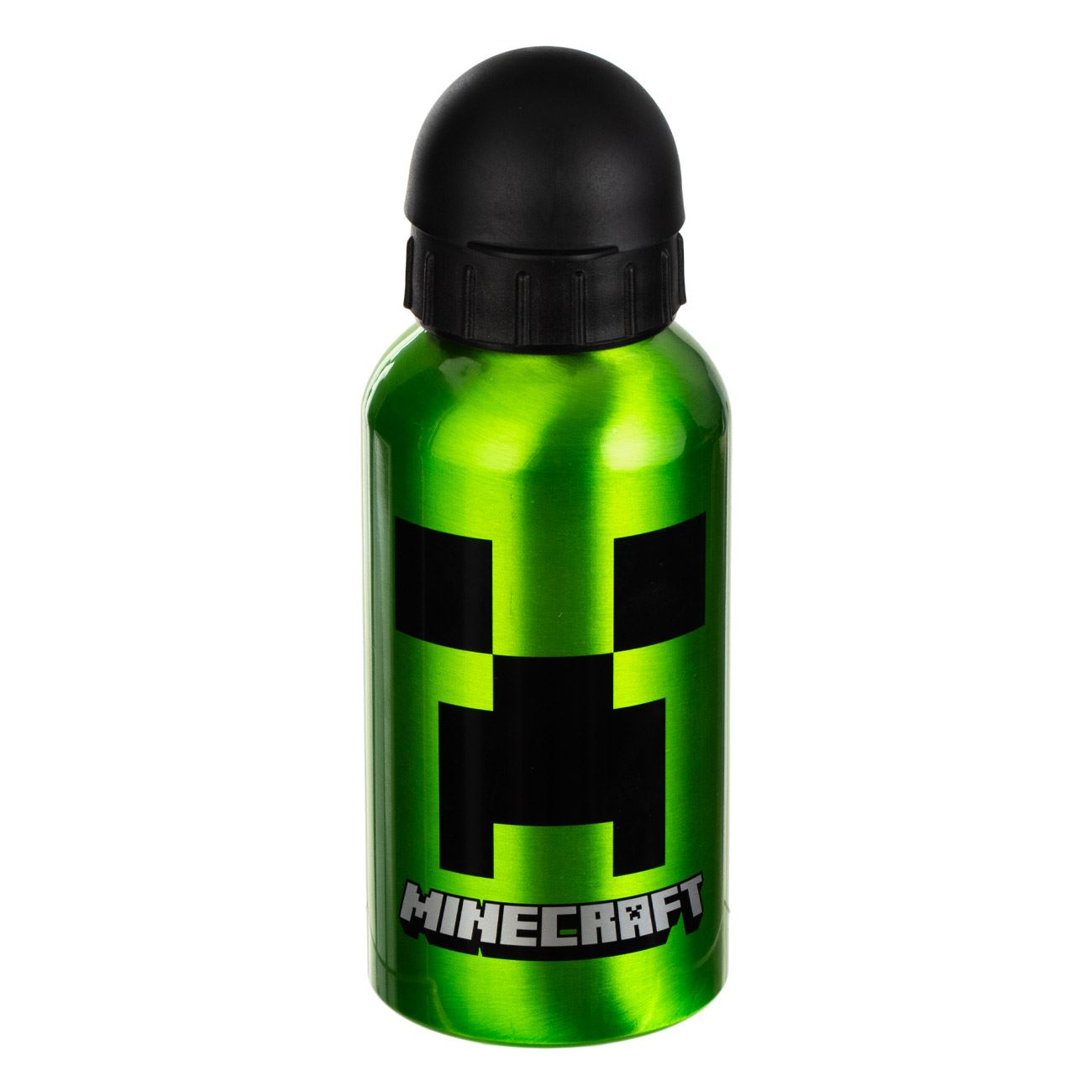 Sticla Apa din Aluminiu Verde Minecraft pentru Copii 400ml
