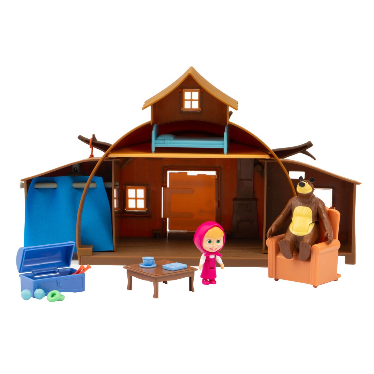 Set de Joaca Masha & Ursul Casa Ursului - Giochi Preziosi - poza 2