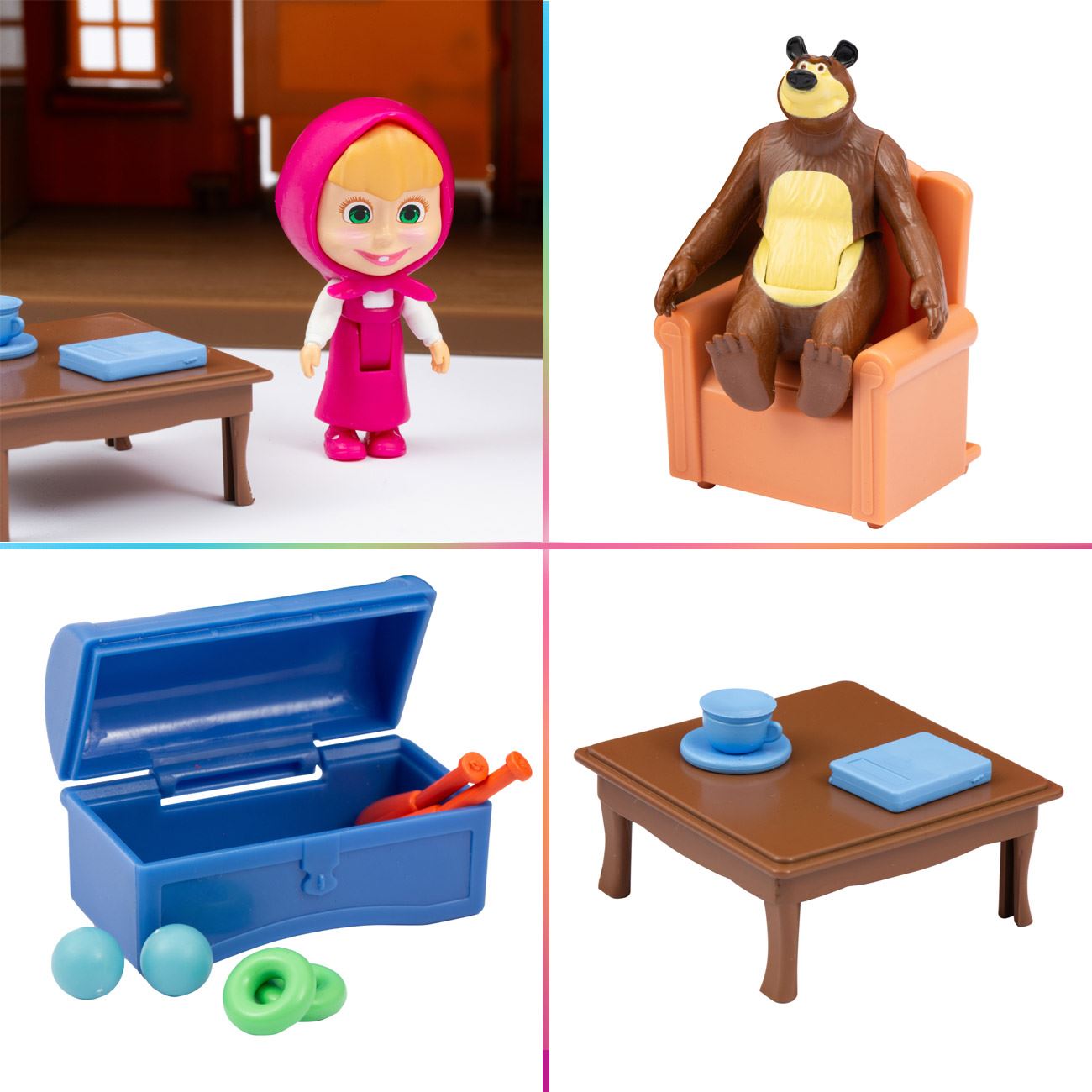 Set de Joaca Masha & Ursul Casa Ursului - Giochi Preziosi - poza 4