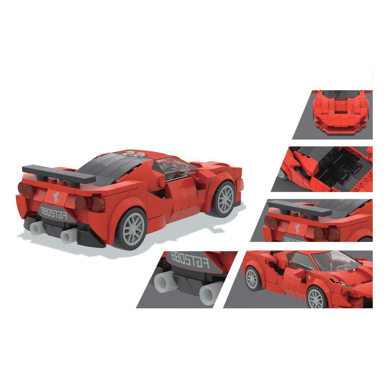 Cuburi de Constructie Super Car Rosie (272 de Piese) - poza 6