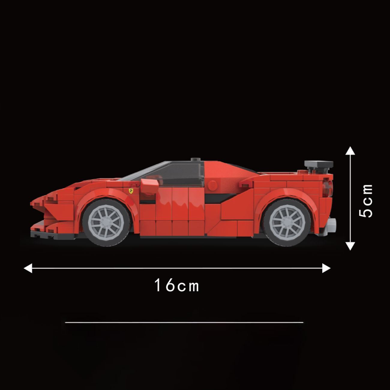 Cuburi de Constructie Super Car Rosie (272 de Piese) - poza 8