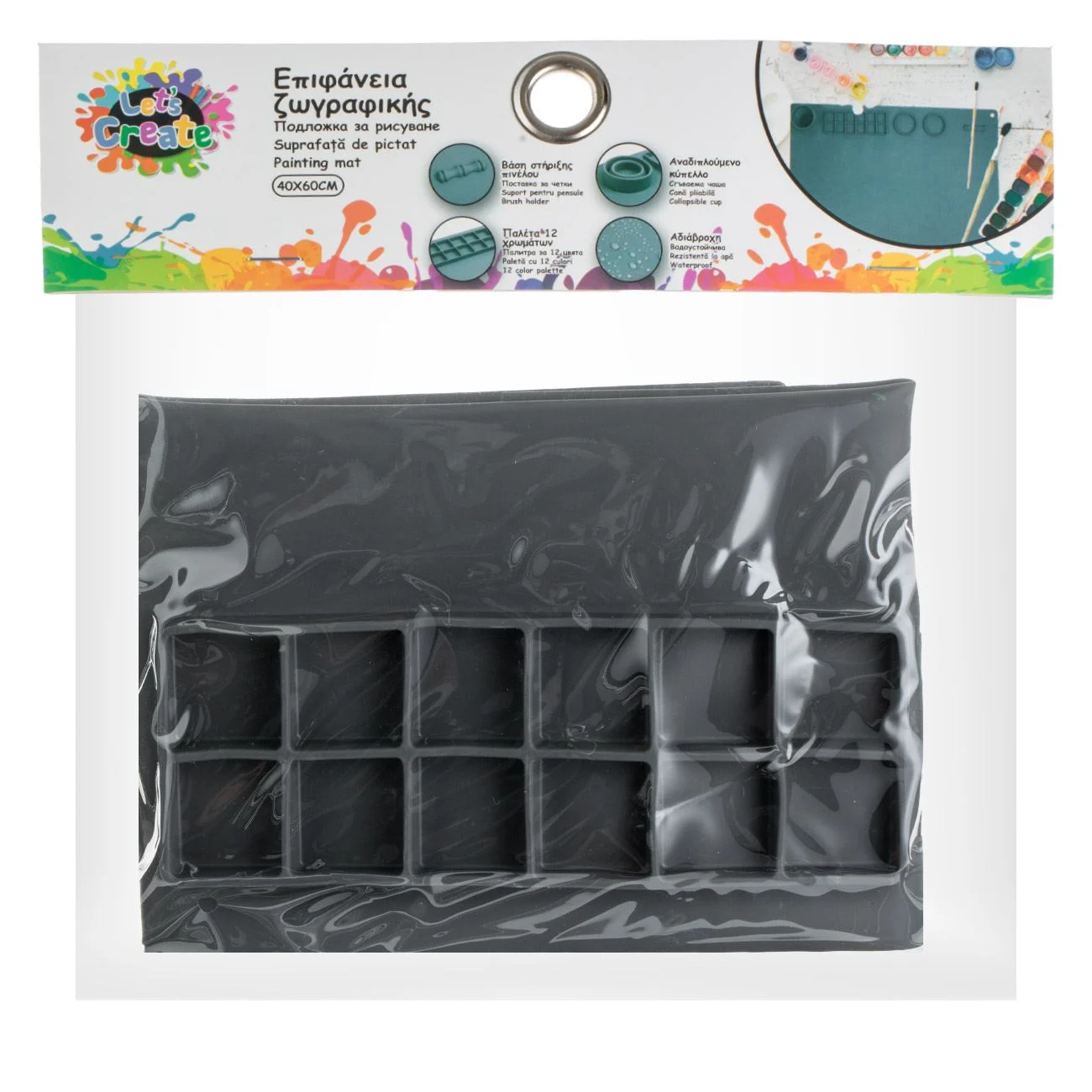 Suprafata de Pictat Silicon Gri 60x40cm - poza 4