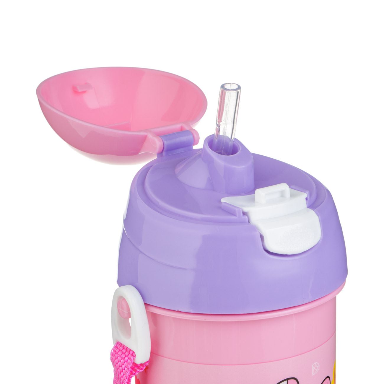 Sticla Apa Pop Up Minnie Mouse Roz Lila 500ml - poza 3