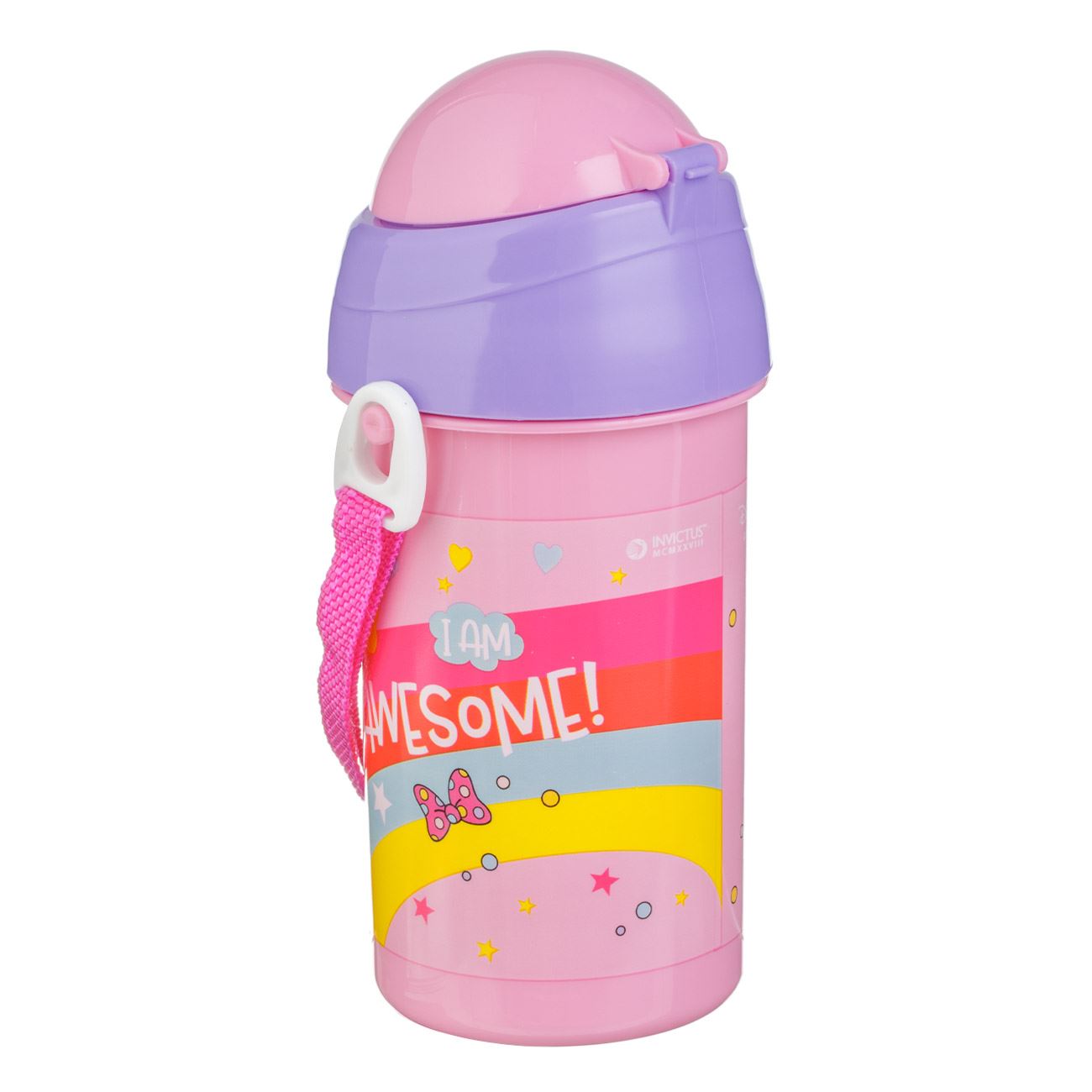 Sticla Apa Pop Up Minnie Mouse Roz Lila 500ml - poza 4