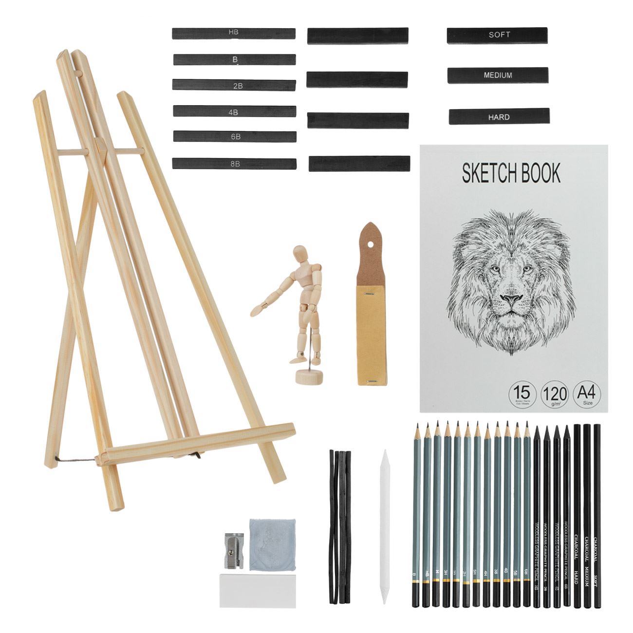 Set Schite cu Sevalet & Accesorii - 44buc
