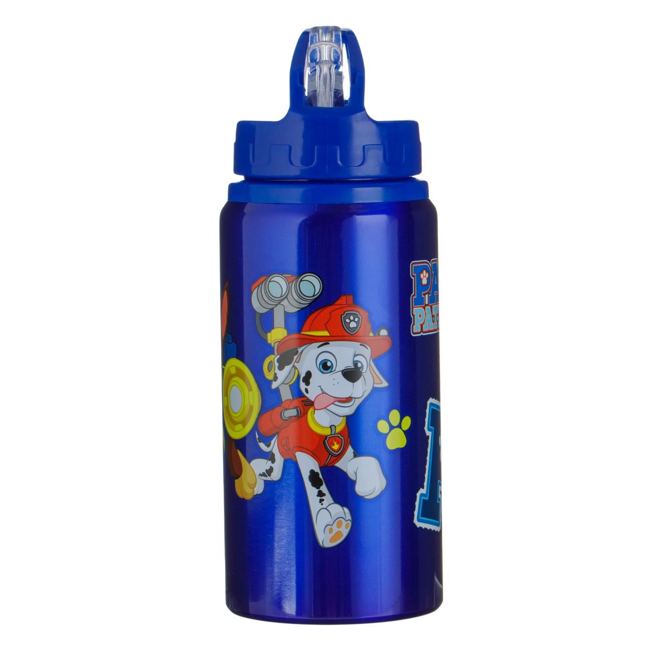 Sticla de Apa Flip Top din Aluminiu Paw Patrol Albastra pentru Copii 500ml