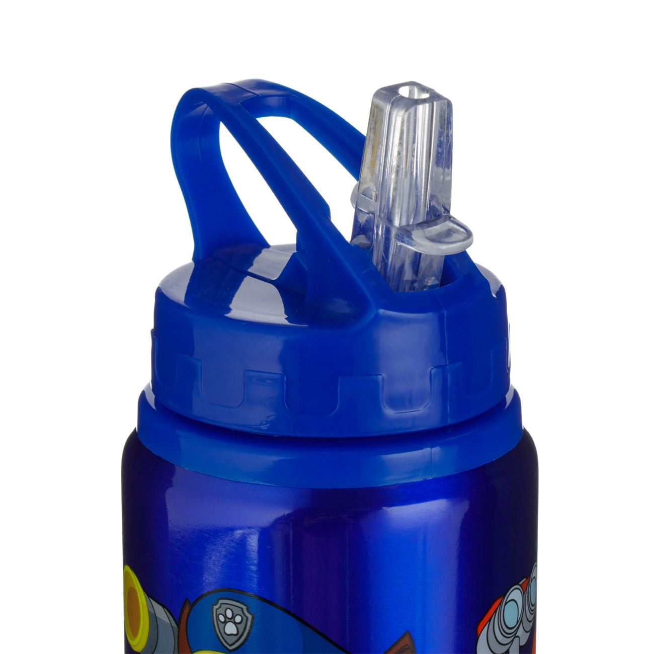 Sticla de Apa Flip Top din Aluminiu Paw Patrol Albastra pentru Copii 500ml - poza 3