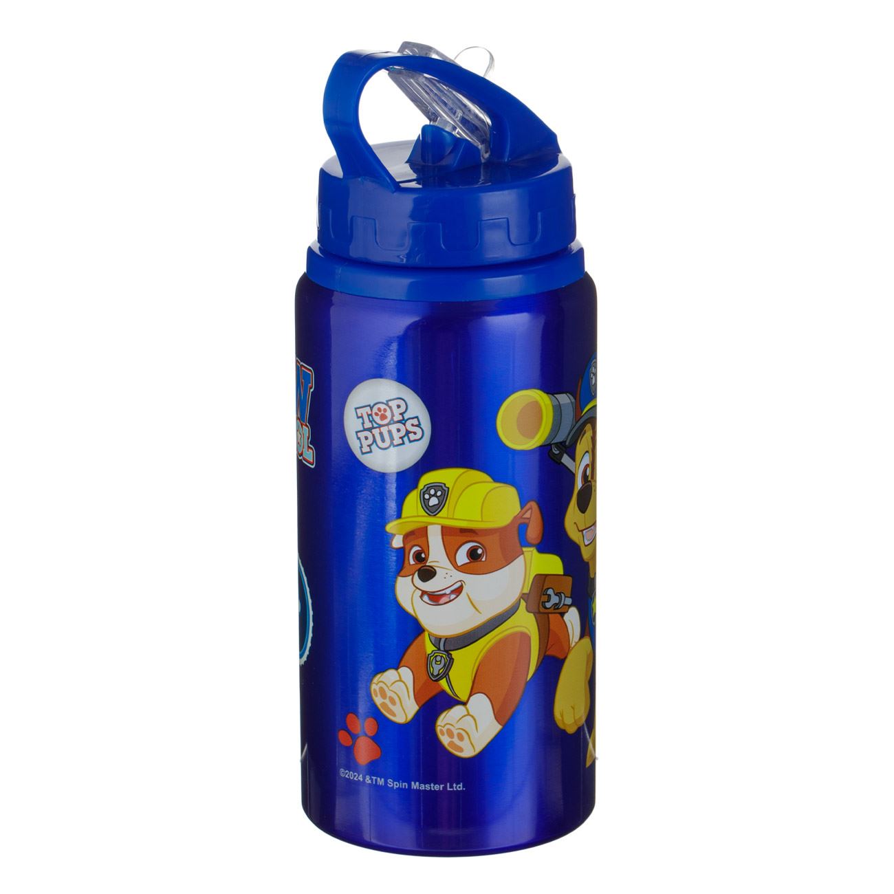 Sticla de Apa Flip Top din Aluminiu Paw Patrol Albastra pentru Copii 500ml - poza 5