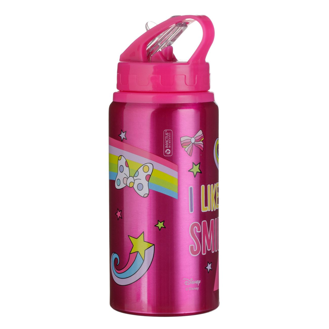 Sticla de Apa Flip Top din Aluminiu Fucsia Minnie Mouse pentru Copii 500ml - poza 4