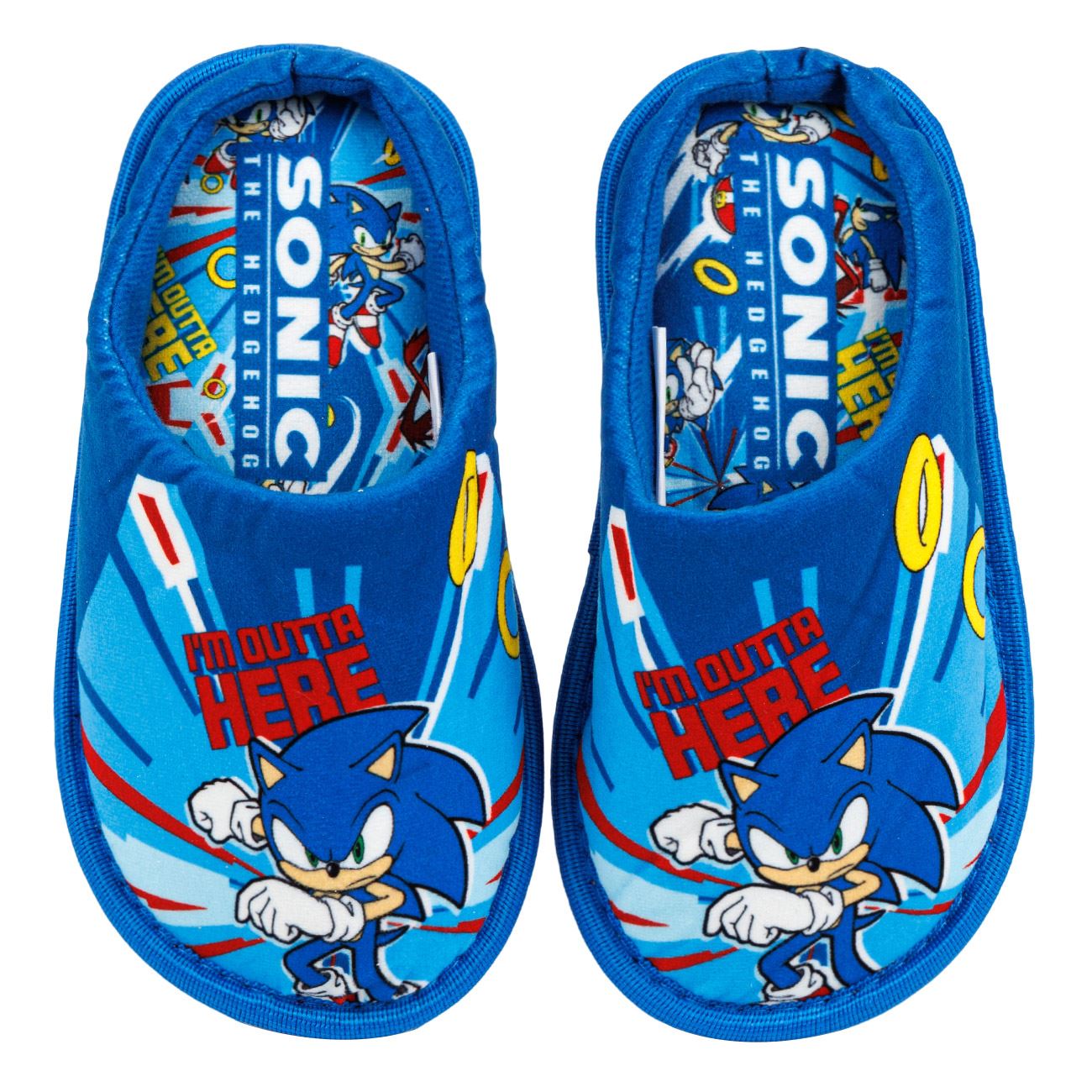 Papuci de Iarna Bleu Sonic pentru Baieti - poza 2