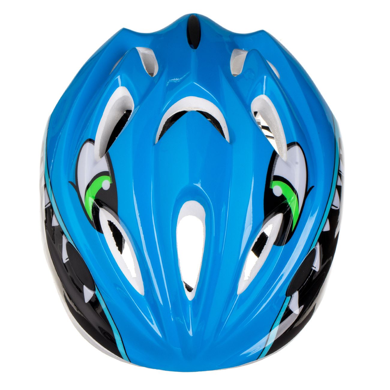 Casca Ciclism Albastra cu Model Rechin (52-56cm) - poza 2