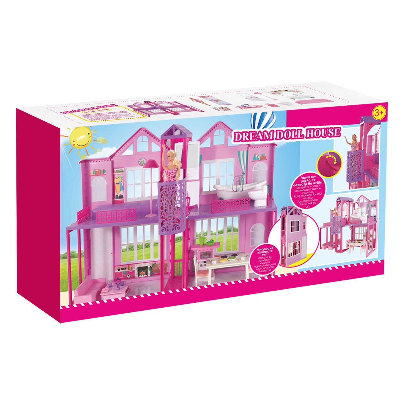 Casa de Papusi cu Accesorii Lift & Papusa Dreamhouse - poza 7