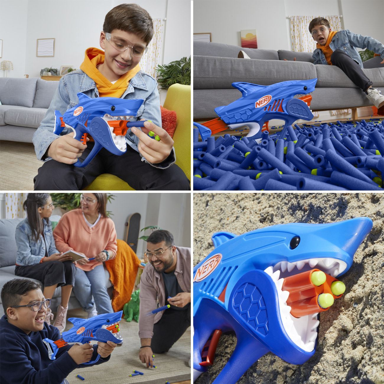 Nerf Sharkfire Elite - Hasbro - poza 3