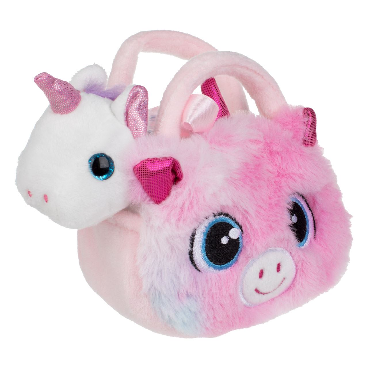 Unicorn de Plus Mini in Geanta 13cm