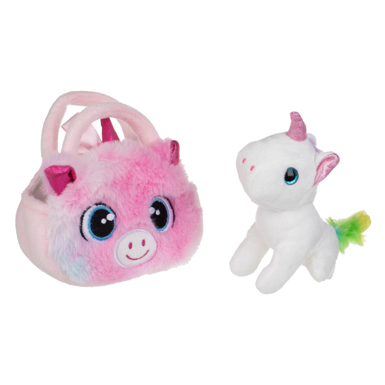 Unicorn de Plus Mini in Geanta 13cm - poza 2