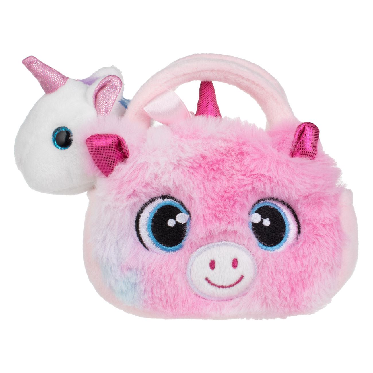 Unicorn de Plus Mini in Geanta 13cm - poza 3