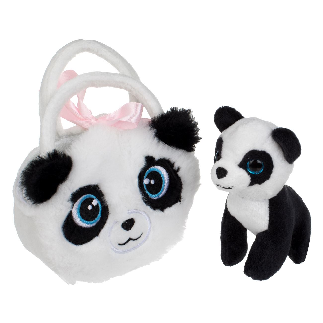 Panda de Plus Mini in Geanta 11cm - poza 2