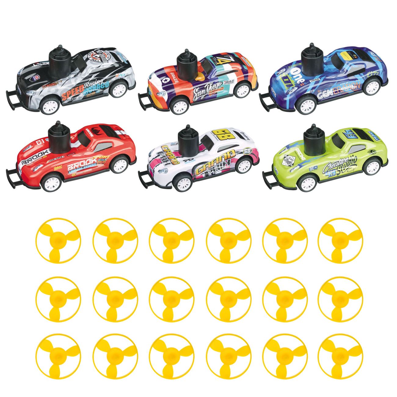 Set Masini ce Lanseaza Discuri - poza 4