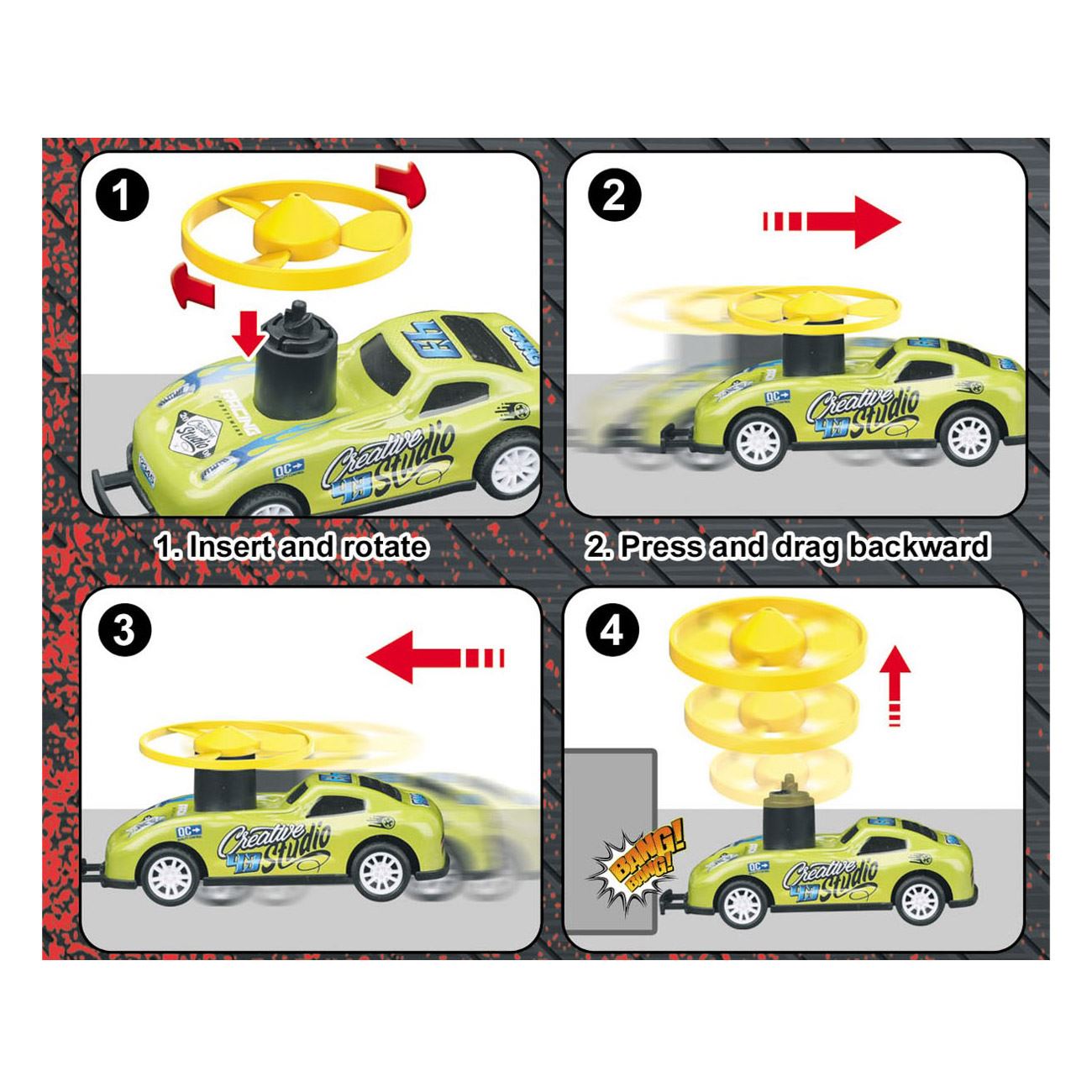 Set Masini ce Lanseaza Discuri - poza 5