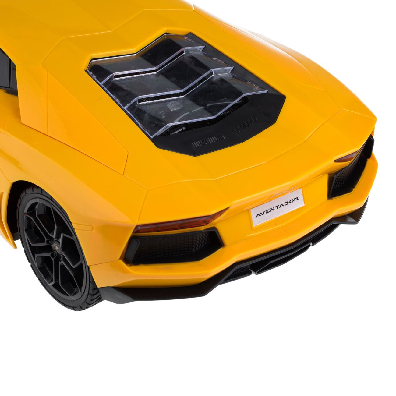 Masina cu Telecomanda Lamborghini Aventator Galben cu Lumini 1:12 / 24MHz - poza 3