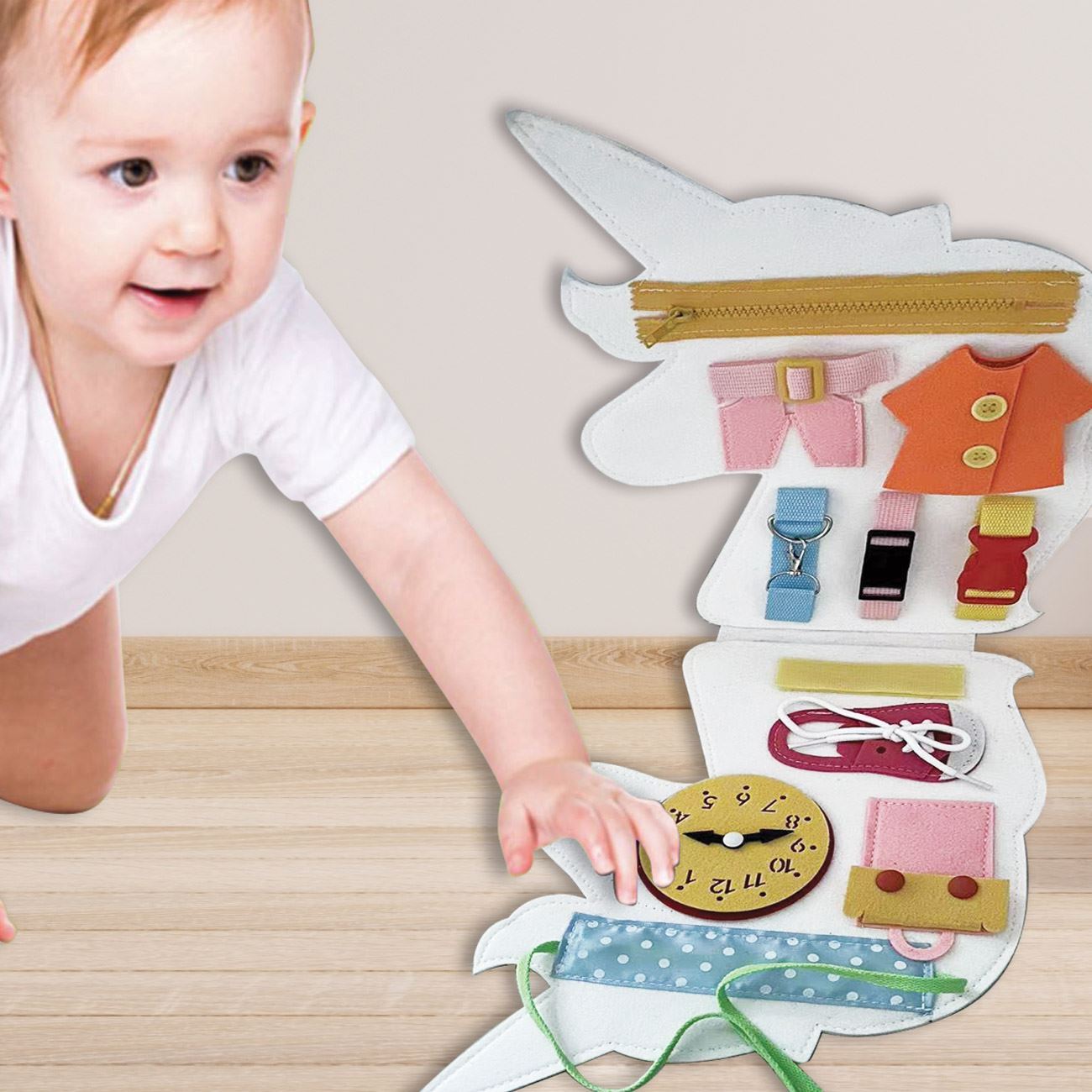 Carte de Activitati Unicorn Quiet Book