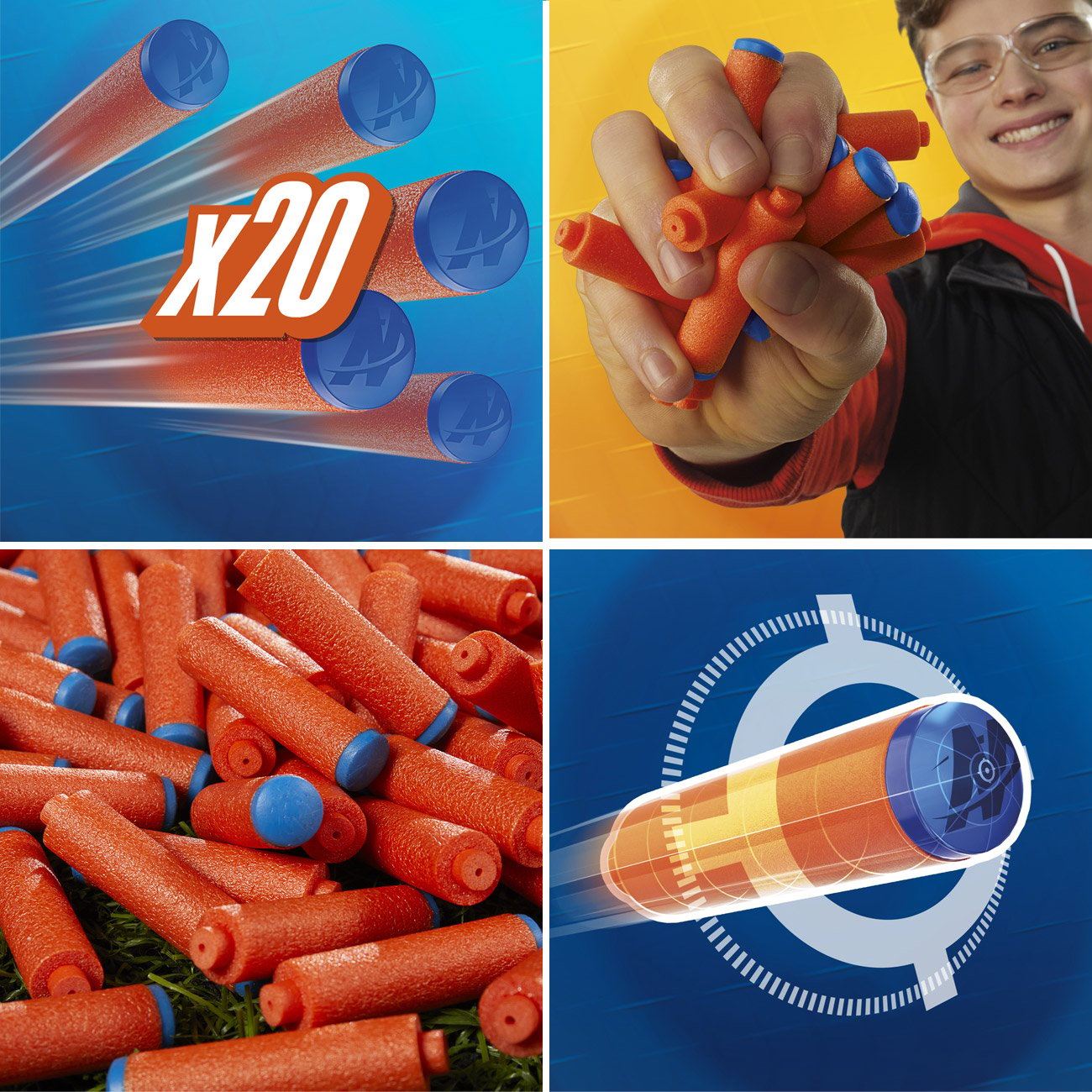 Nerf Select N Series Rezerve 20buc - Hasbro - poza 3