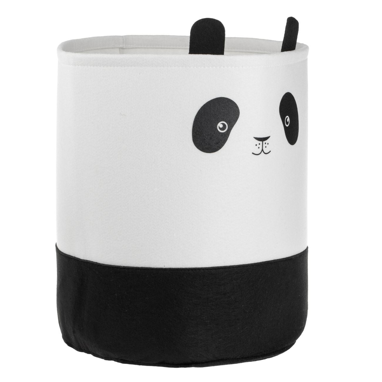Cos Rufe din Fetru Panda pentru Copii 30x40cm - poza 2
