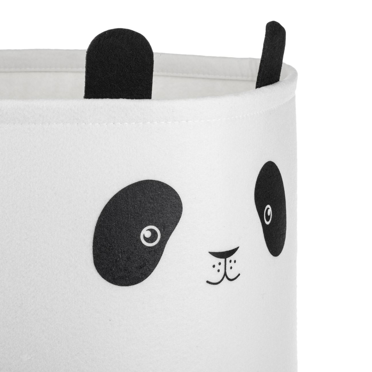 Cos Rufe din Fetru Panda pentru Copii 30x40cm - poza 3