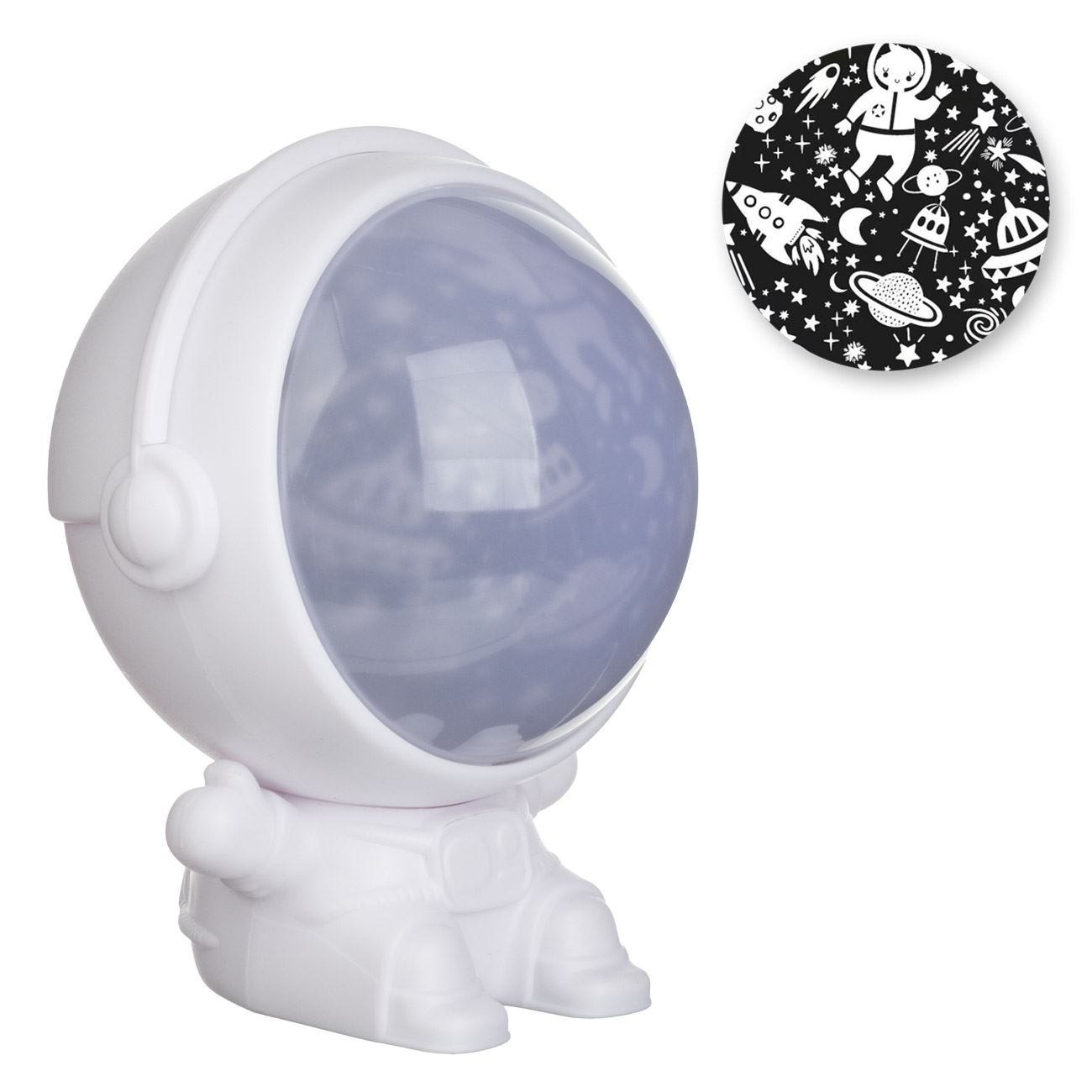 Proiector LED Model Astronaut cu Picior Cablu USB Ø11x12cm - poza 3