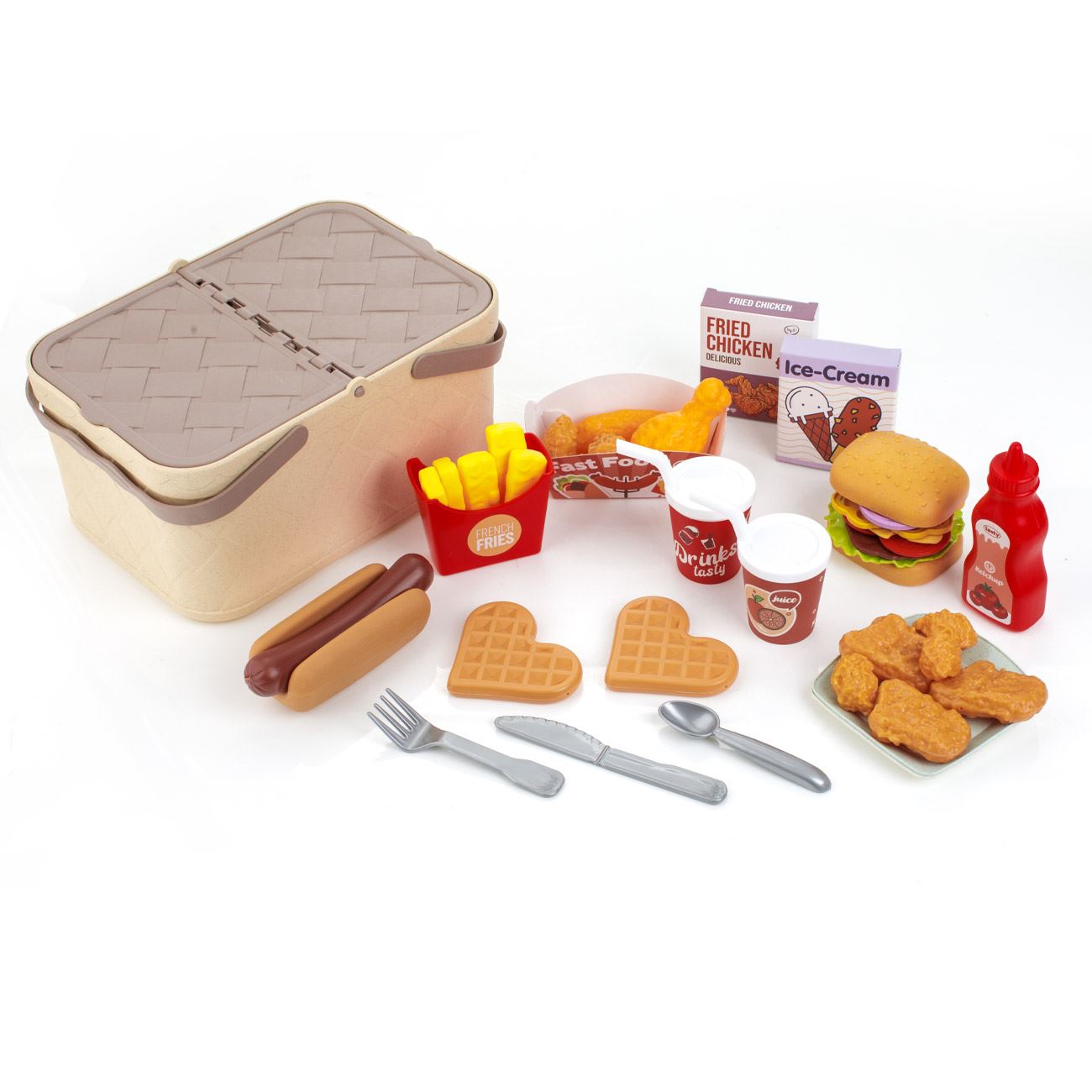 Set de Joaca Cos Picnic cu Accesorii - poza 2