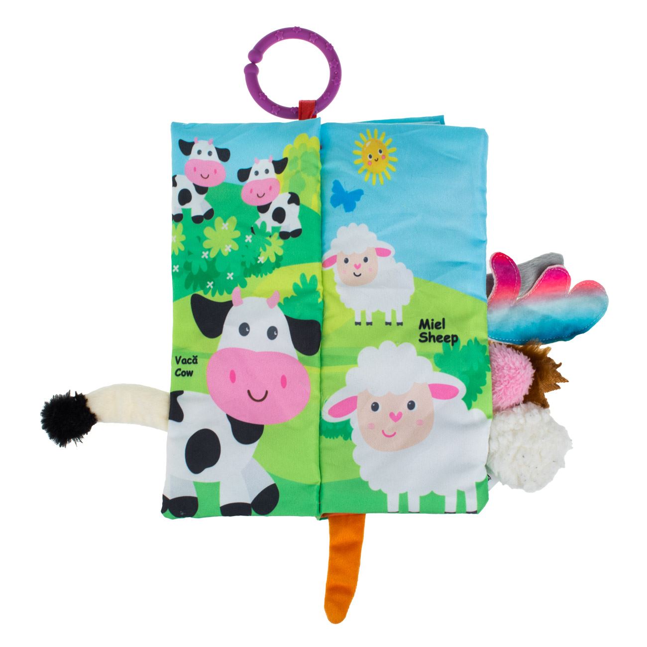 Carte Textila Suspendabila cu Animale 3D