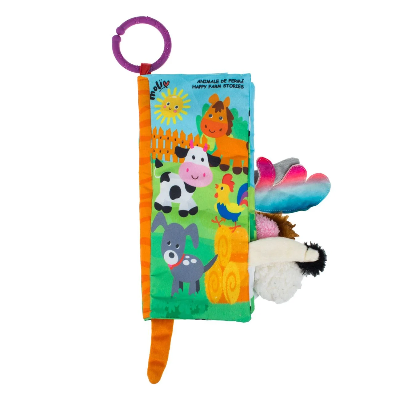 Carte Textila Suspendabila cu Animale 3D - poza 3