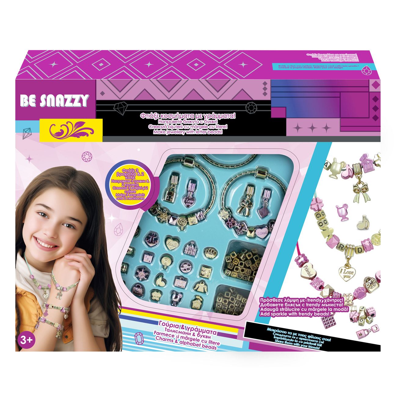Set Creativ cu Litere & Mesaje pentru Bijuterii