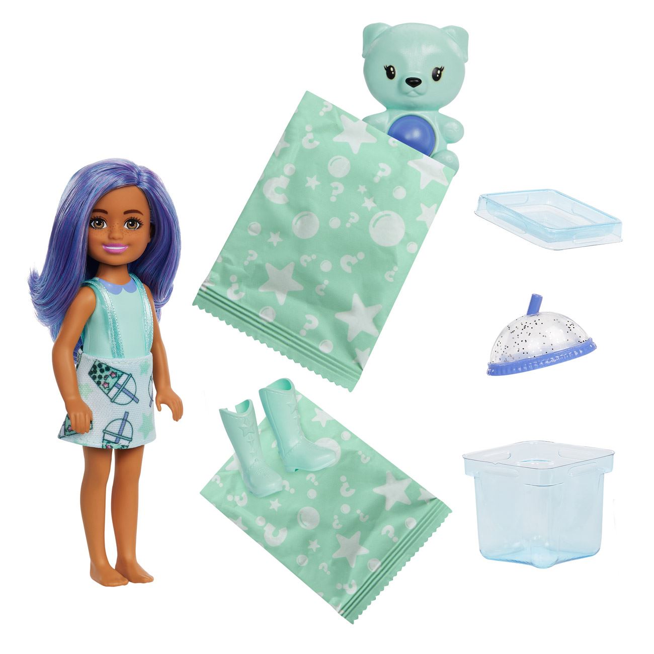 Chelsea Pop Reveal Bubble Tea - Mattel - poza 3