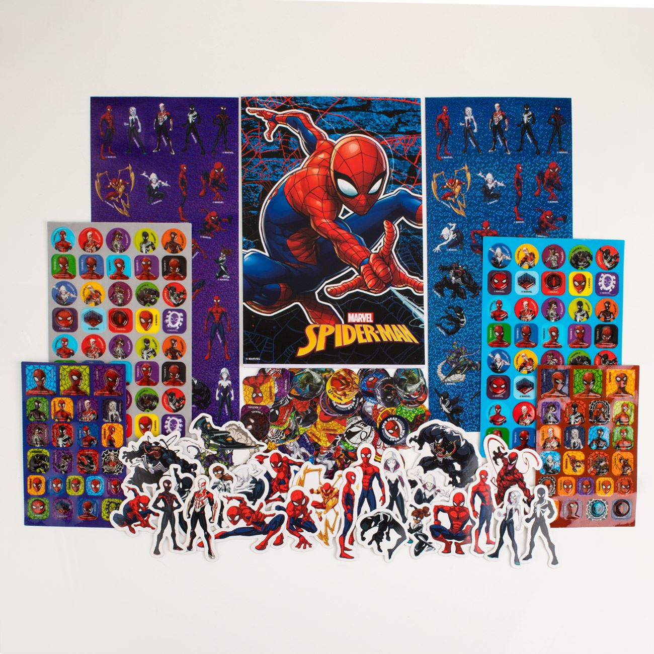 Set Autocolante & Album Spiderman - 500buc