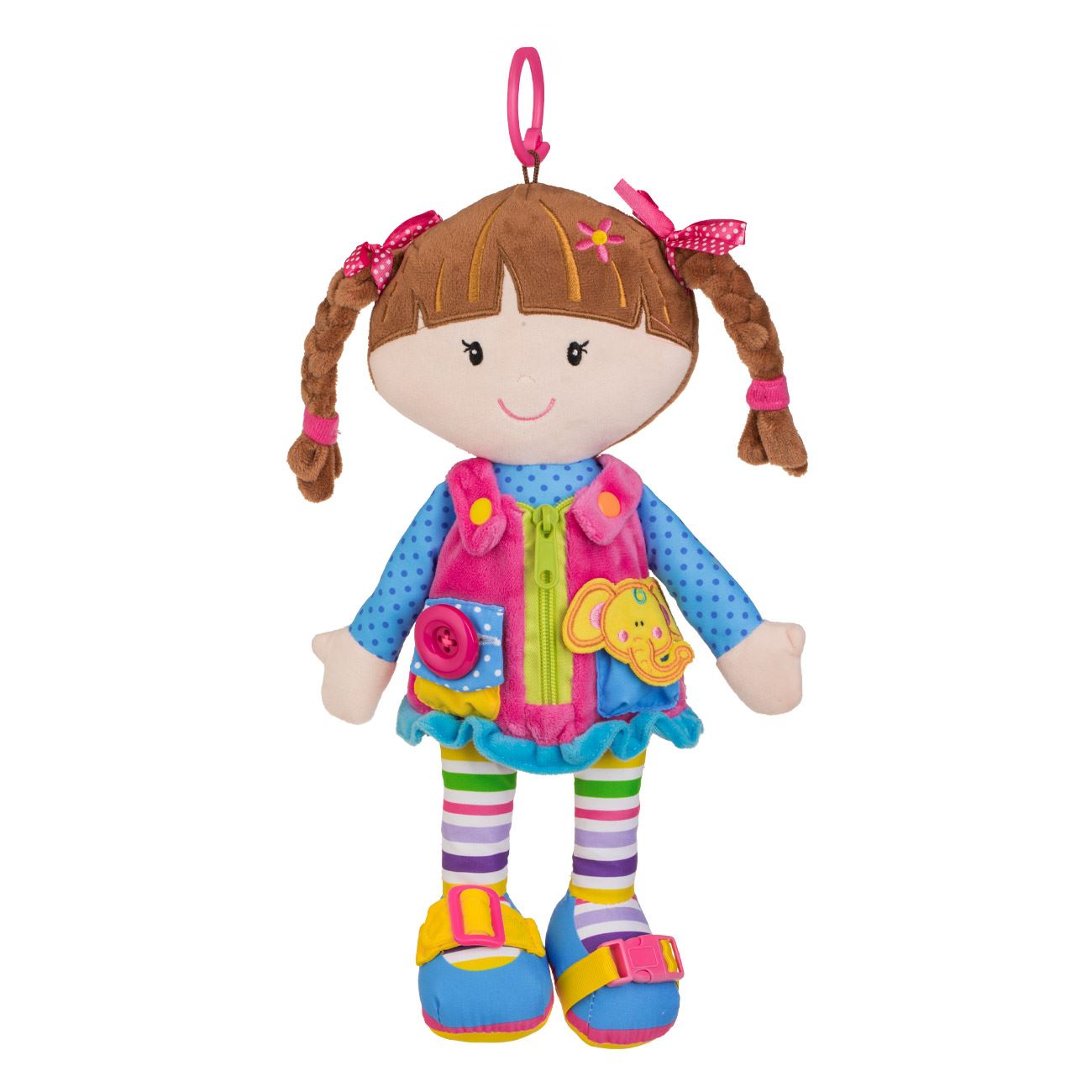 Papusa Textila Educativa Fetita 40cm