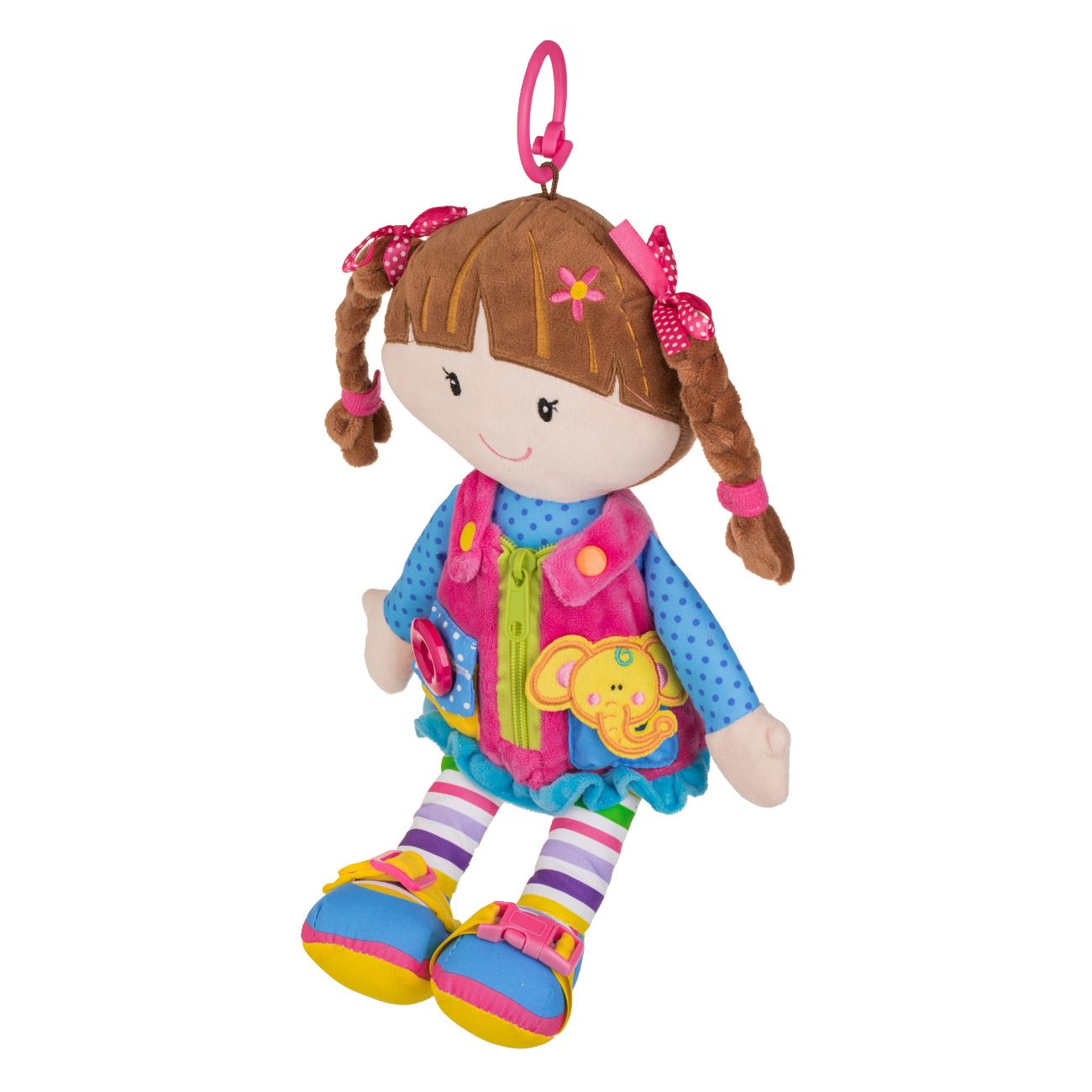 Papusa Textila Educativa Fetita 40cm - poza 2